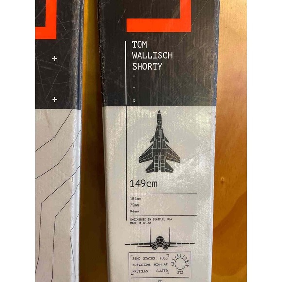 Tom Wallisch Shorty 149cm Downhill Skis - Picture 2 of 4
